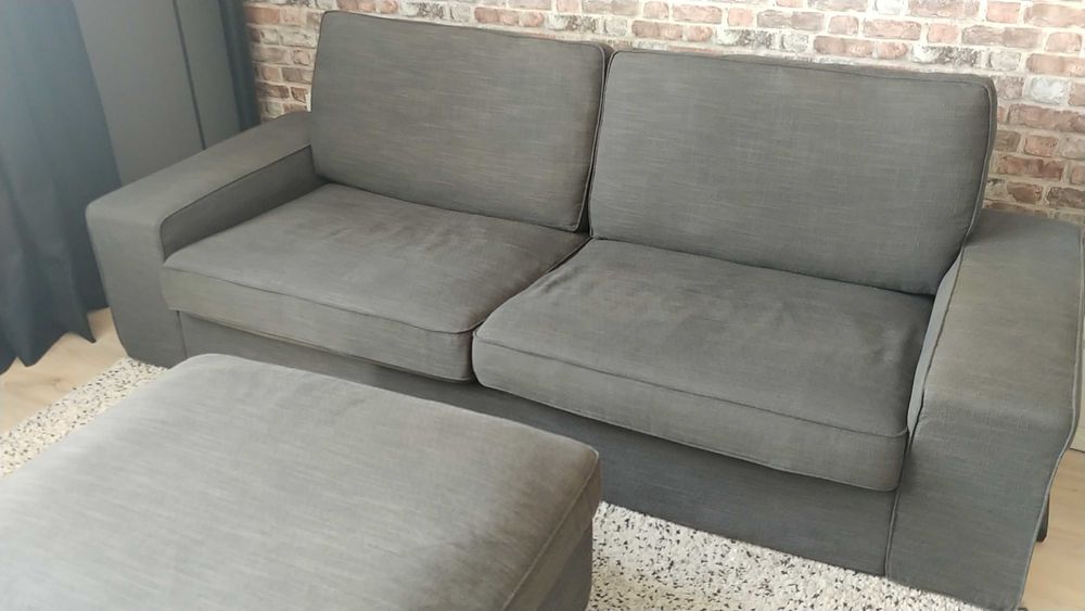 Sofa + podnóżek Kivik IKEA
