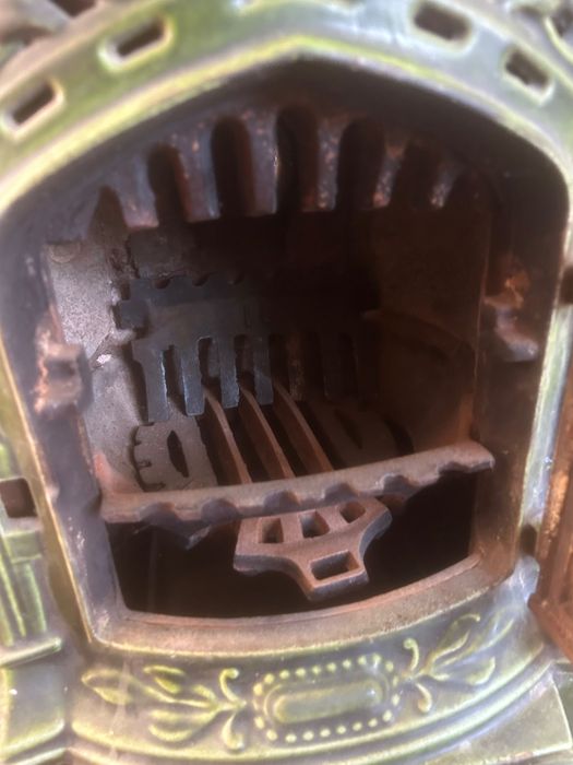 Salamandra Antiga Mady 10 Ferro Fundido Esmaltada – ESTADO NOVA + Acessórios