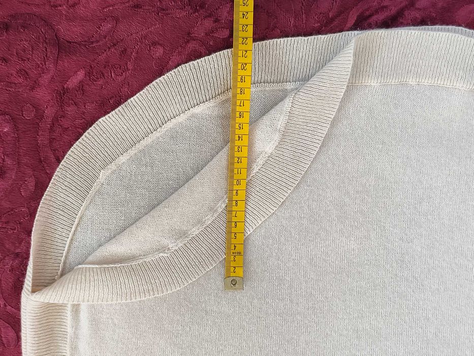 Wełna 100% kremowy sweter PartTwo