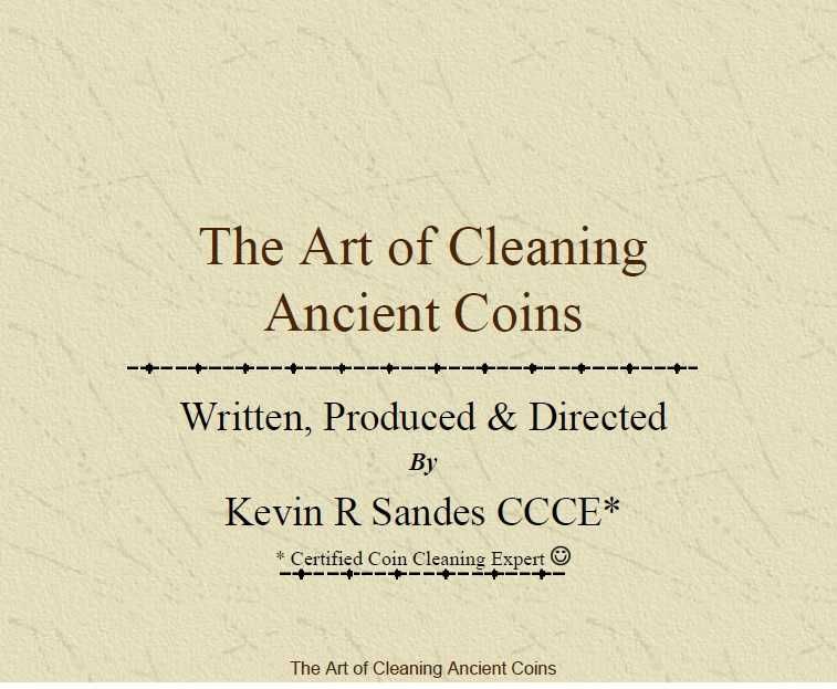 A Arte de Limpar Moedas - - - - - - Livro de Moedas