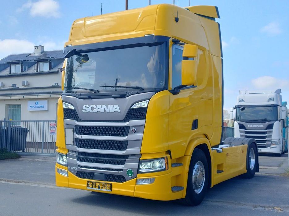 Scania R450 A4x2 STANDARD/ ACC/LDW  FULL LED, DURA BRIGHT, klima postojowa,retarder, serwisowany