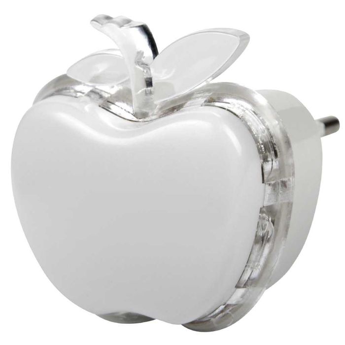 Нічник LightMaster 0,5 Вт білий DEL4004 "яблуко"