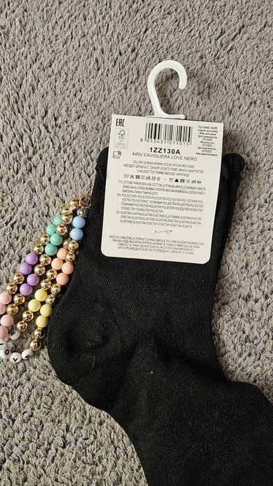 Skarpetki Tezenis z koralikami