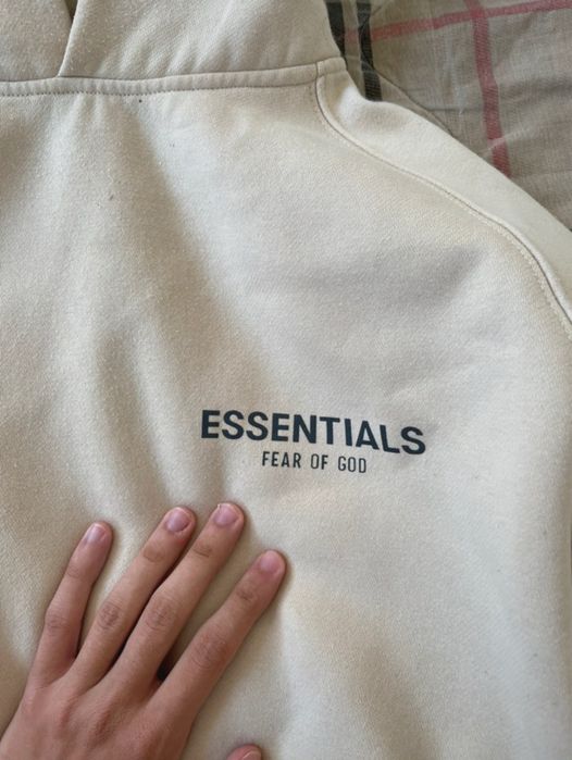 Hoddie Essentials bege