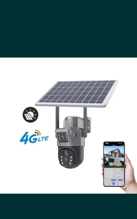 Kamera solarna 4G lte na kartę sim i internet