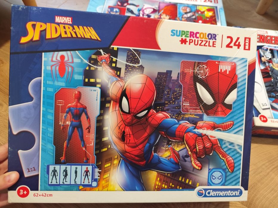 Puzzle dla chłopca Marvel Spider Man Avengers Super Hero Adventures 24 maxi Clementoni 3+