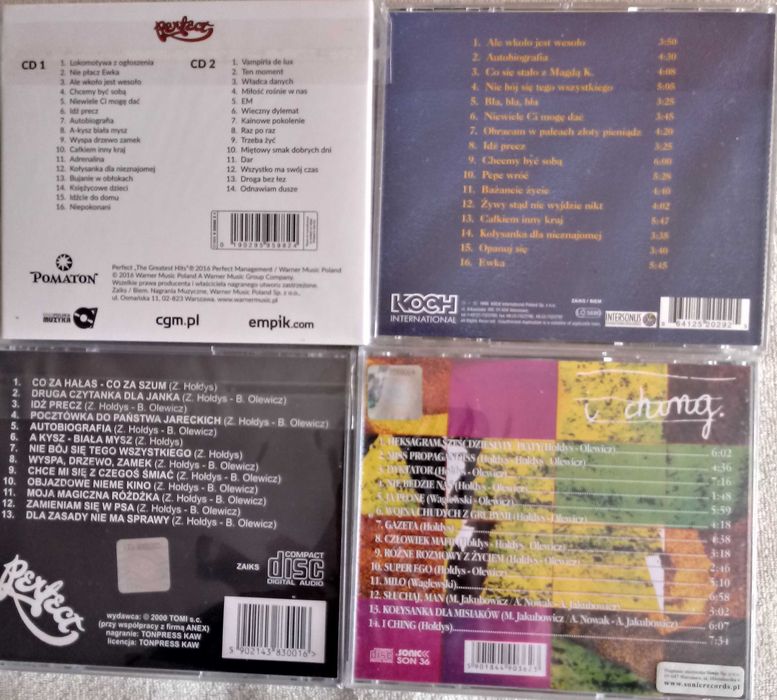 perfect/chołdys płyty cd