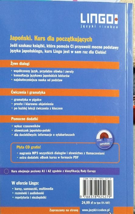 Japoński. Kurs dla początkujących + cd