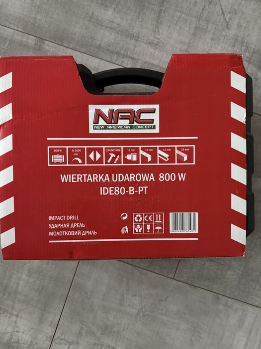 Najtaniej Nowa Wiertarka udarowa NAC 800w gwarancja