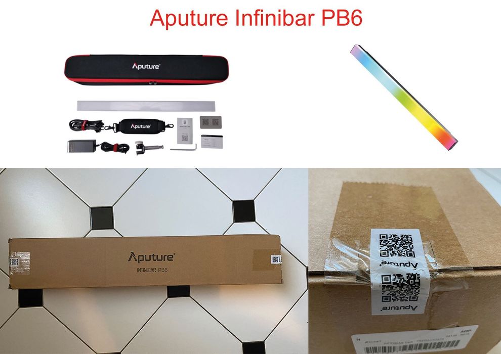 Aputure LS300X, Aputure Infinibar трубки,кейс,Amaran 300C,Spotlight SE