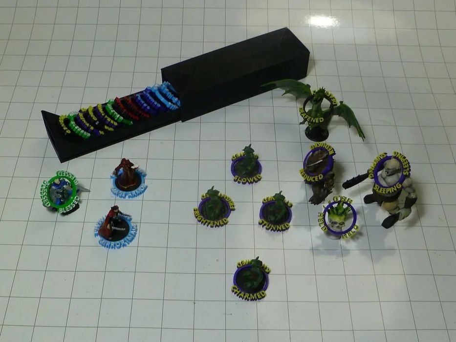 Anéis de Condição D&D Personalizáveis