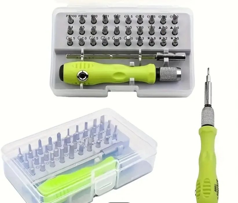 Caixa de 32 peças ferramentas de aperto.