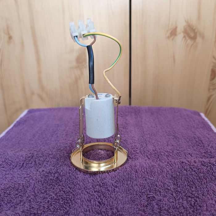 Світильник точковий Brilux, модель R-39S, колір золотий глянець