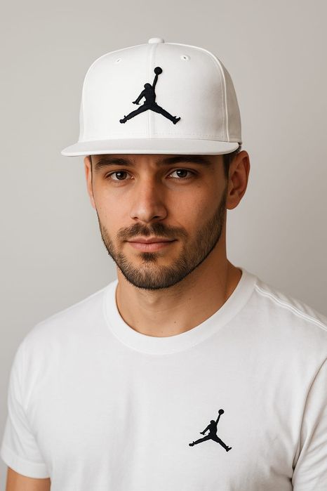 Czapka Jordan Jumpman biała Snapback