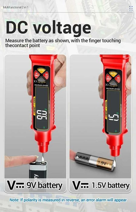 Cyfrowy tester gniazd miernik napięcia AC/DC ANENG VD808