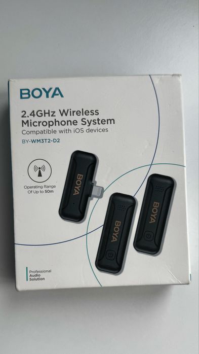 Бездротова мікрофонна система Boya BY-WM3T2-D2