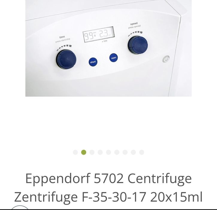 Centrifugadora Eppendorf 5702