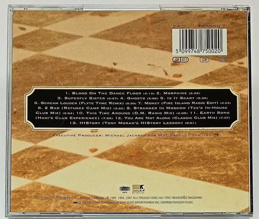 Michael Jackson – Blood On The Dance Floor: HIStory In The Mix CD 1997
