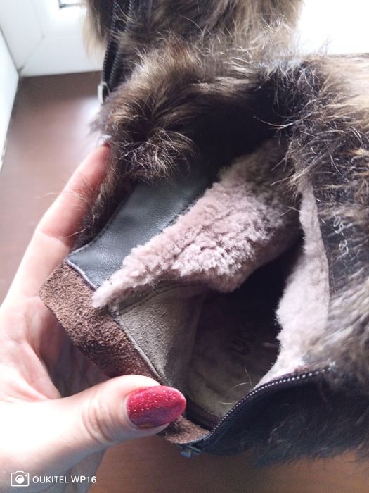 Продам натуральные зимние полусапожки