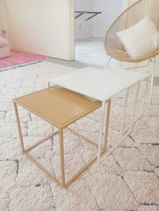 Mesas Gigogne em Metal / Metal Nesting Tables