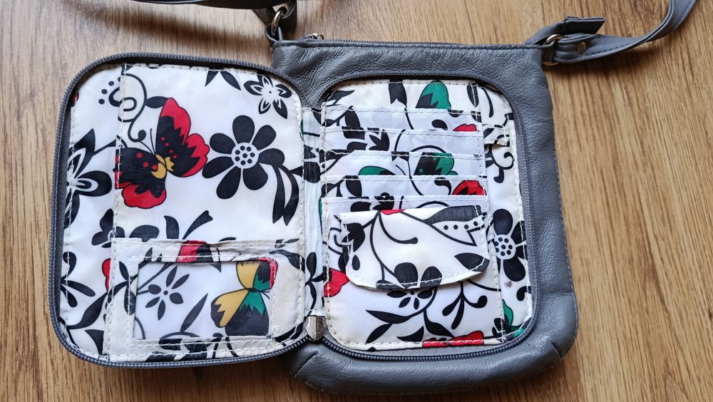 Сумка гаманець натуральна шкіра