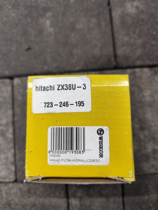 Wkład filtra minikoparka Hitachi ZX 38u