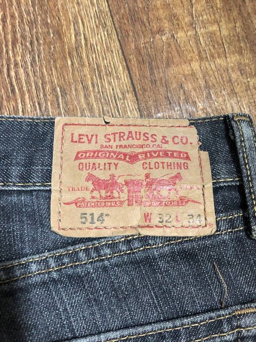 Джинсы Levis 514 W32 L 34 широкие