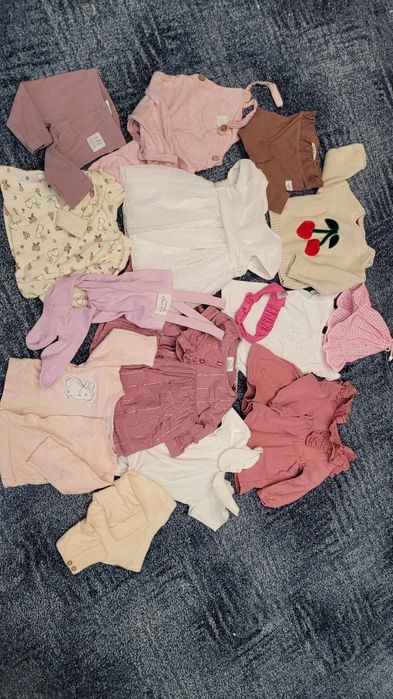 Duża paka ubrań dla dziewczynki rozm.62