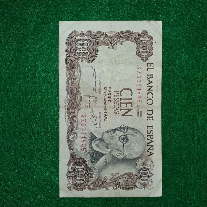 Nota de 100 Pesetas