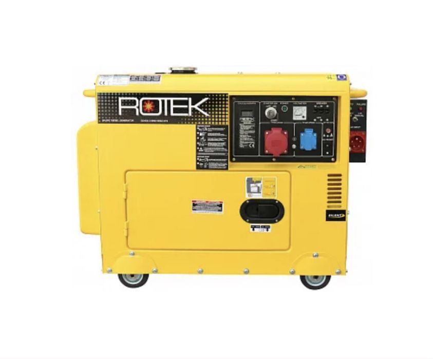 Дизельний генератор ROTEK 380V 5,5 kW з автозапуском