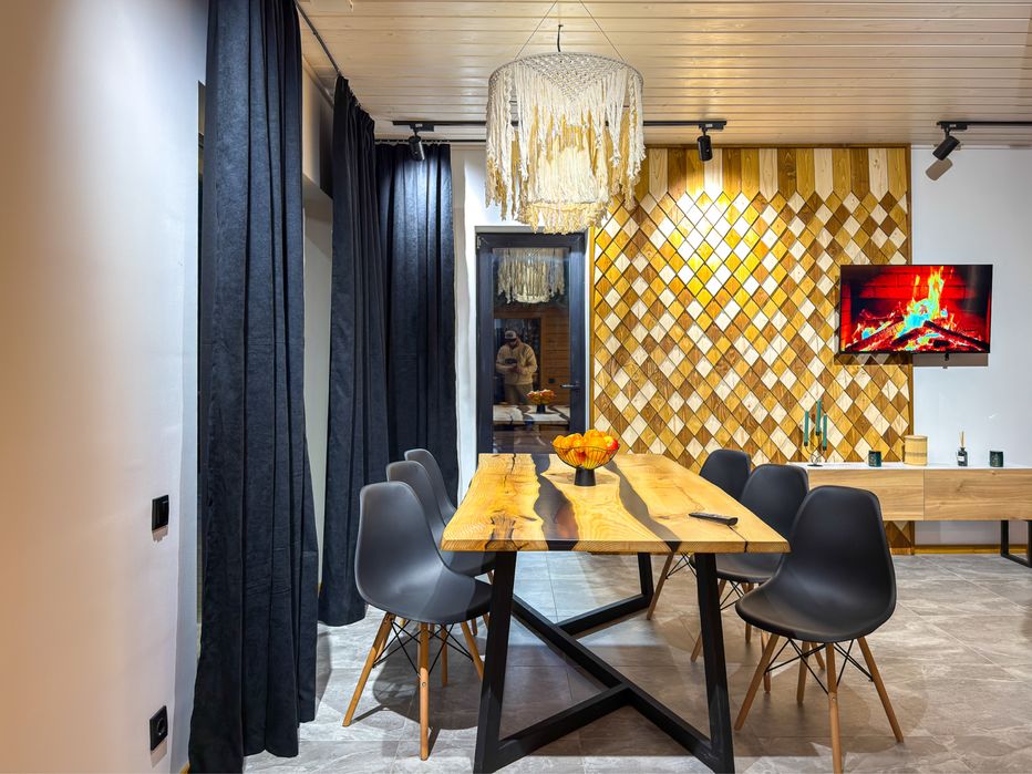 Чан і баня на дровах в Карпатах