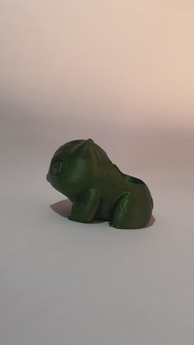 Vaso do bulbasaur verde escuro