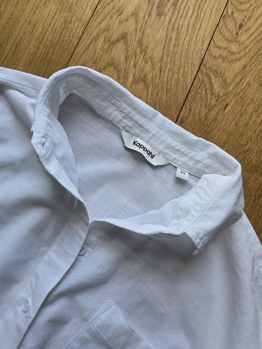 Koszula z zapięciem po bokach KappAhl XS oversize | JAK NOWA