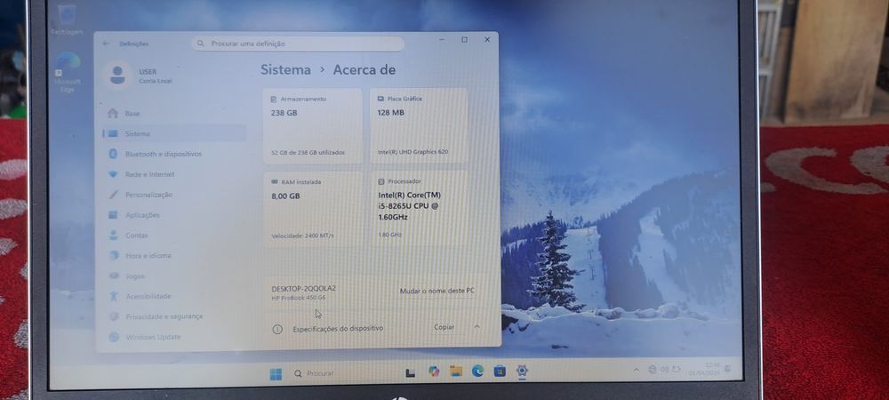 Portátil hp Probook - para trabalhar / escola