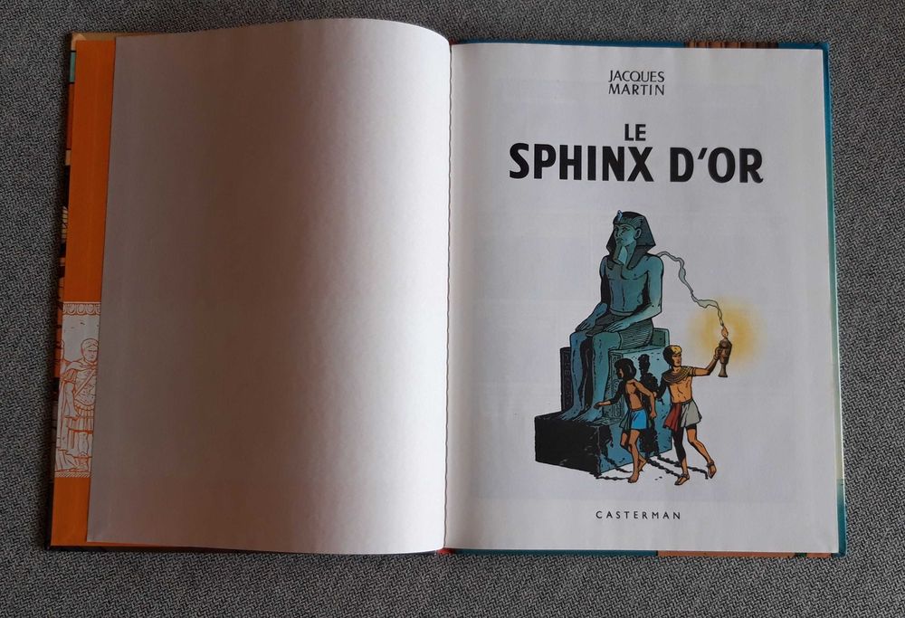 Banda desenhada coleção ALIX "Le Sphinx d'or"