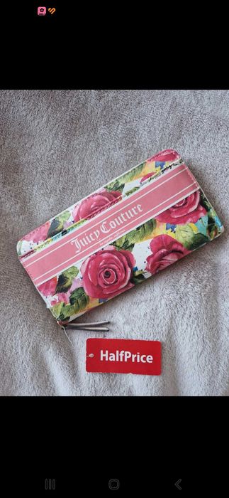 Portfel w róże Juice Couture