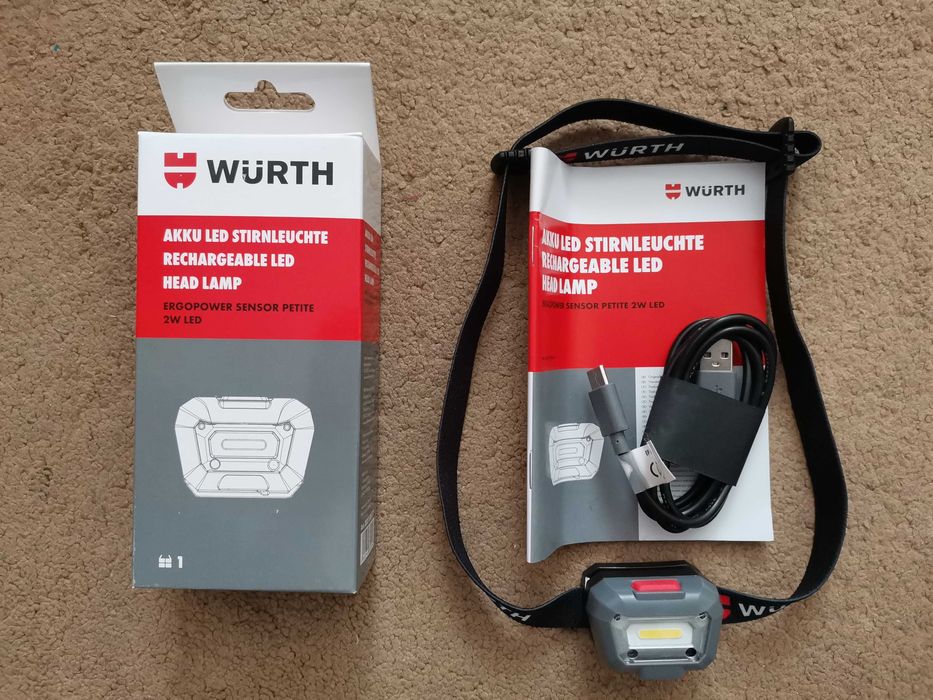 WURTH !!! Latarka czołowa !!! Nowa !!!