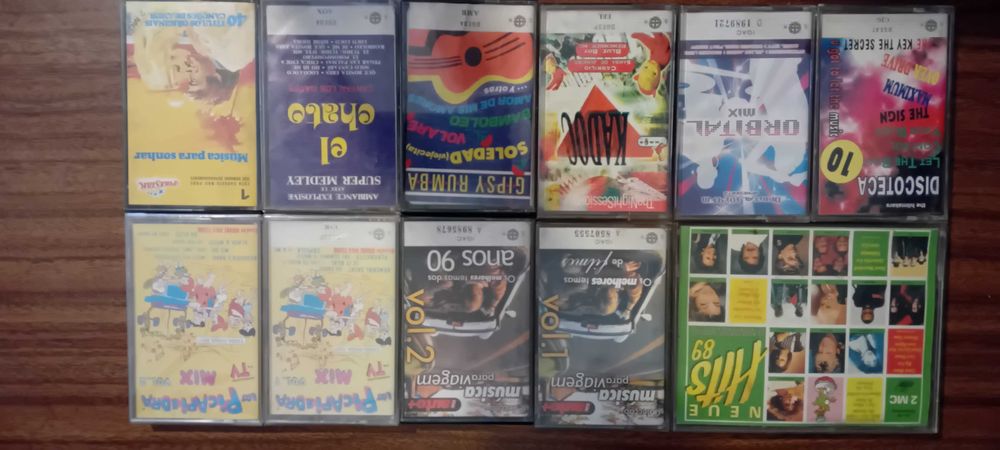 Cassetes de Música Coletâneas Internacionais 06/2026.
