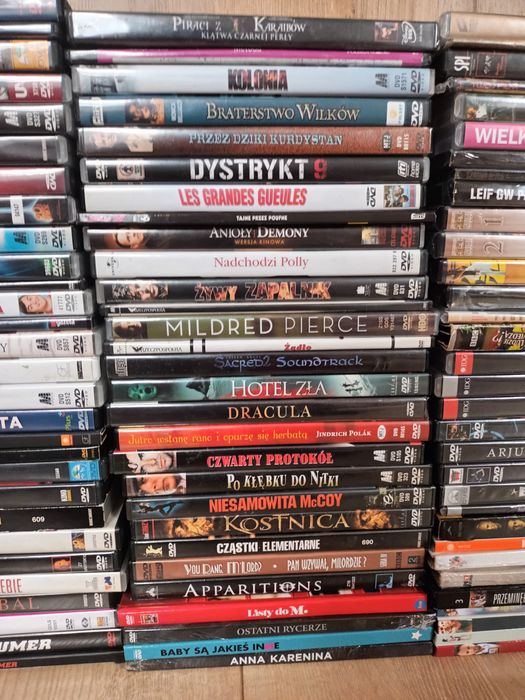 Filmy DVD pakiet 90 sztuk