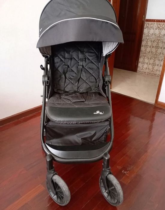 Carrinho de bebé com ovo