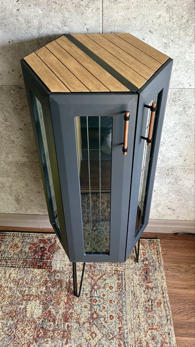 Szafka barek witryna loft