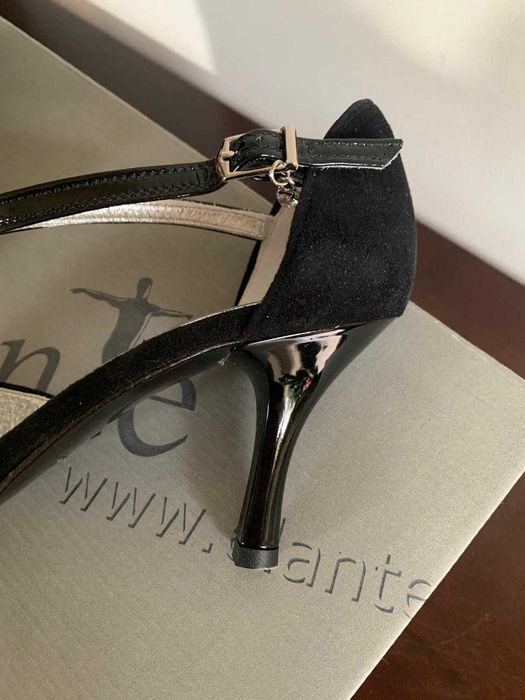 Buty taneczne, ze skóry naturalnej, nowe