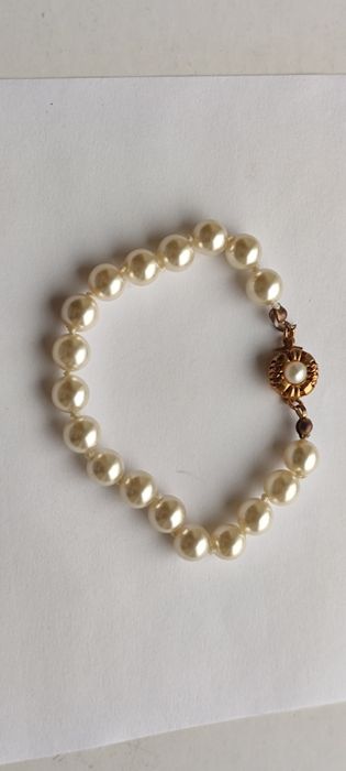 Perły naturalne bransoletka