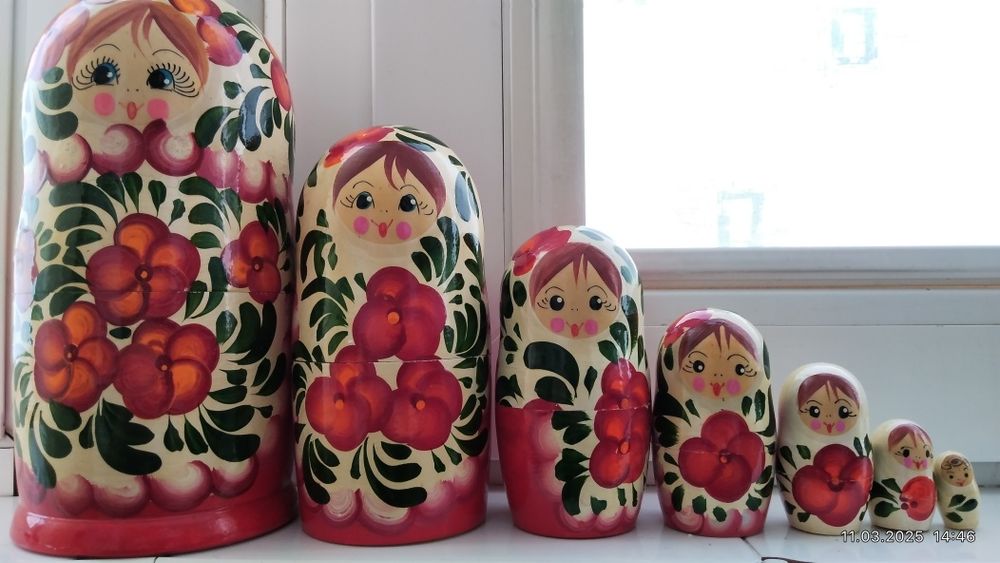 Матрешкі дерев'яні СССР