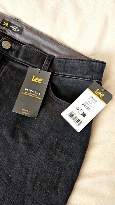 Nowe spodnie rurki skinny slim Lee 34/31