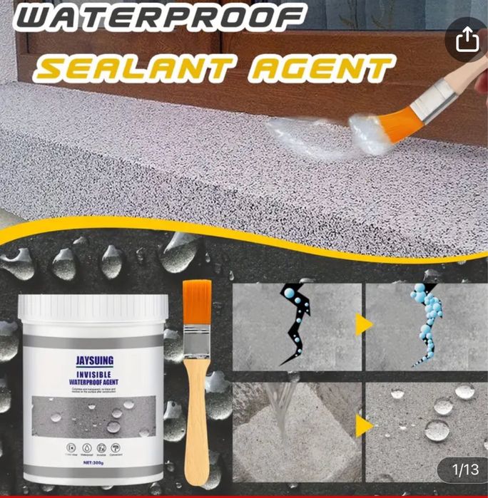 Niewidoczny środek wodoodporny uszczelniający ściany, hydroizolacja