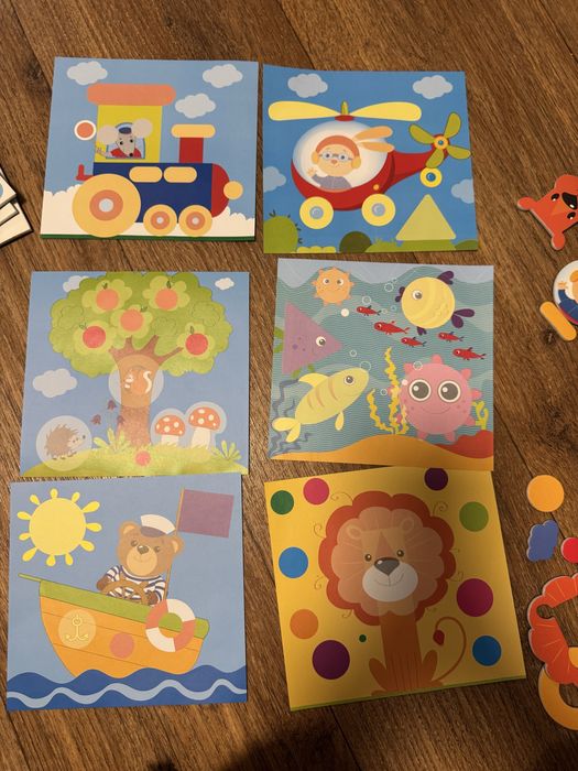 Магнітна гра 3-5 років Веселі картинки Академія розвитку Vladi Toys