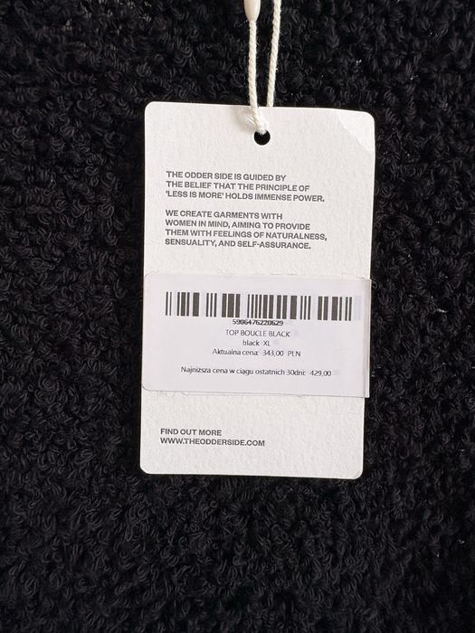 The odder side top boucle XL nowy z metką