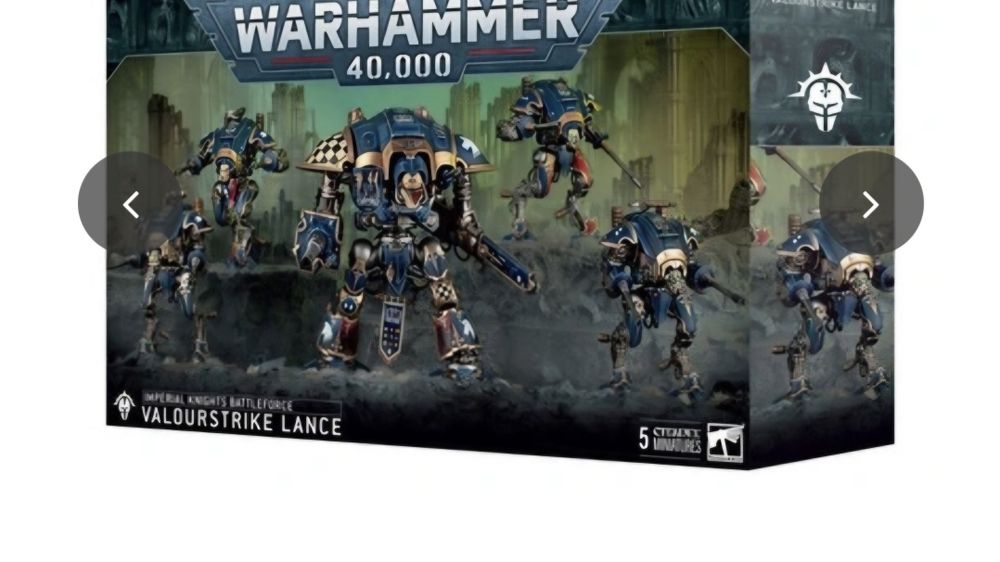 Warhammer 40k Imperial Knights Battleforce: Valourstrike Lance
