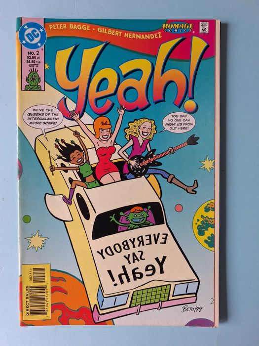 YEAH ! # 2, 3, 4 - Peter Bagge & Gilbert Hernandez - DC Comics